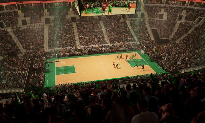 TD Garden - Section Balcony 302 Seat View