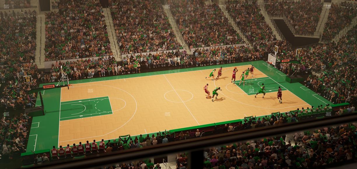 TD Garden - Section Balcony 302 Seat View