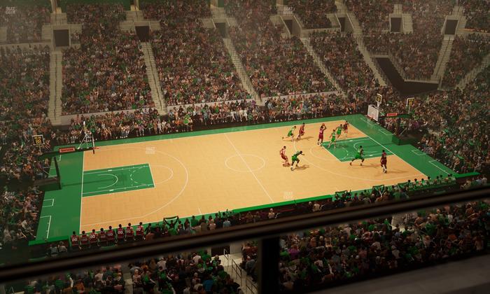 TD Garden - Section Balcony 302 Seat View