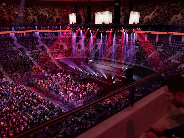 TD Garden - Section Balcony 302 Seat View