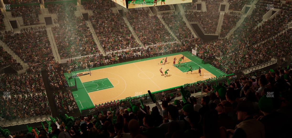 TD Garden - Section Balcony 303 Seat View