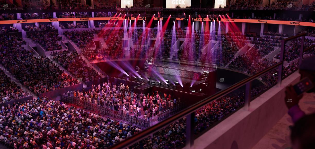 TD Garden - Section Balcony 303 Seat View