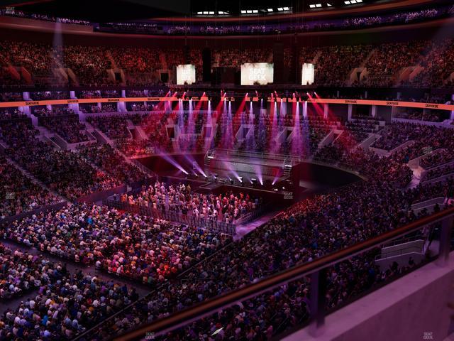 TD Garden - Section Balcony 304 Seat View