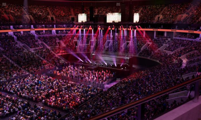 TD Garden - Section Balcony 304 Seat View