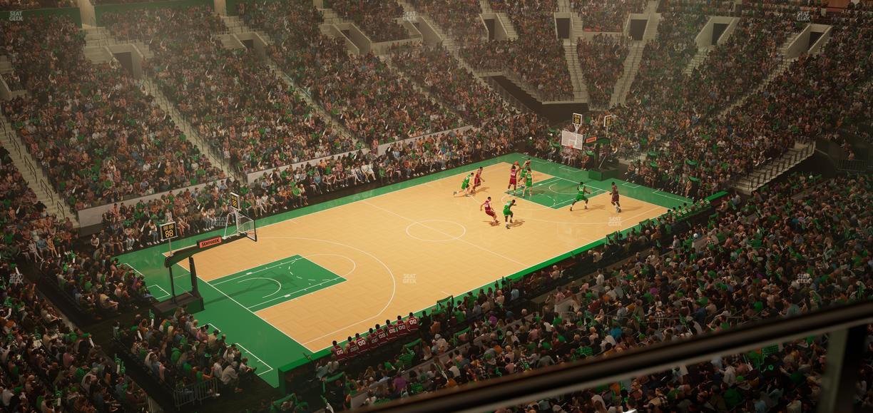 TD Garden - Section Balcony 304 Seat View