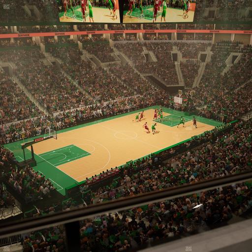 TD Garden - Section Balcony 304 Seat View