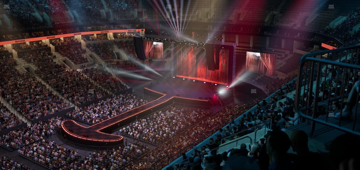 TD Garden - Section Balcony 304 Seat View