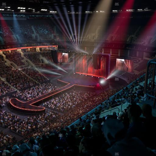 TD Garden - Section Balcony 304 Seat View