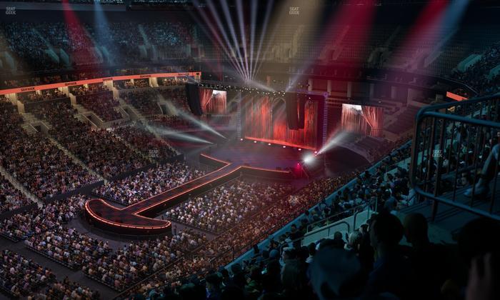 TD Garden - Section Balcony 304 Seat View