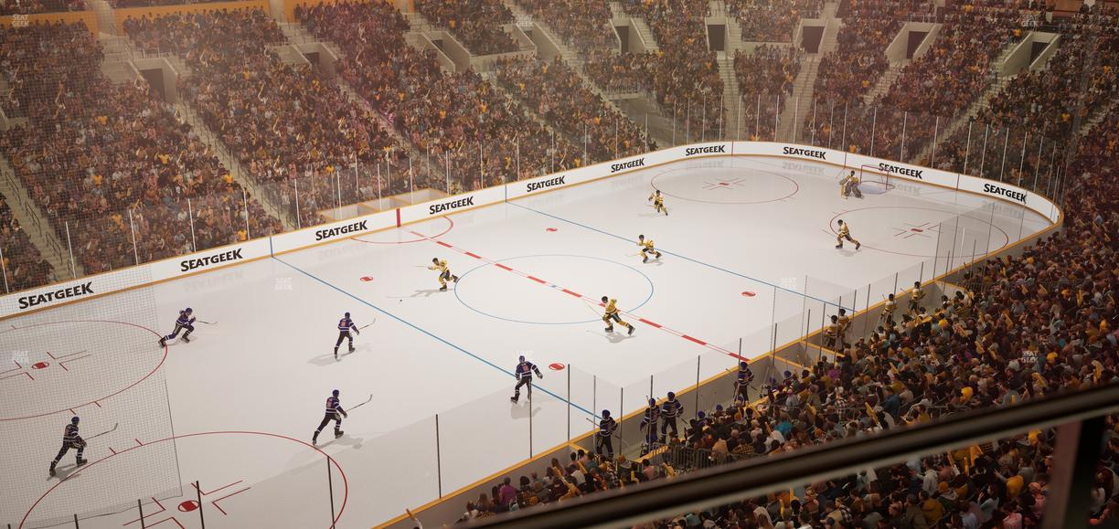 TD Garden - Section Balcony 304 Seat View