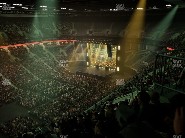 TD Garden - Section Balcony 304 Seat View