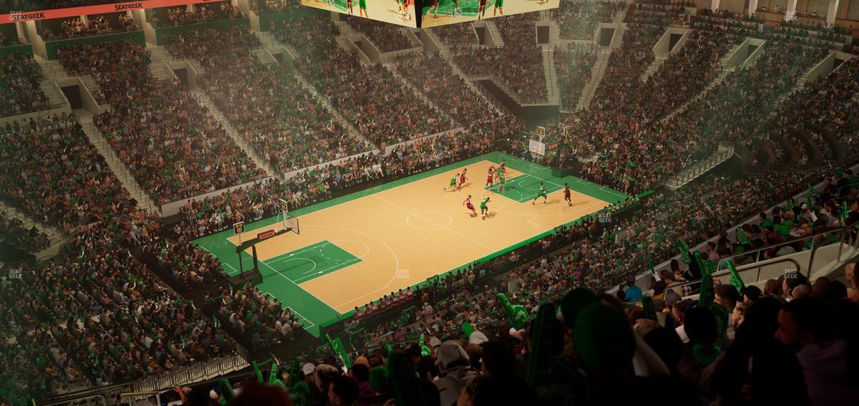 TD Garden - Section Balcony 304 Seat View