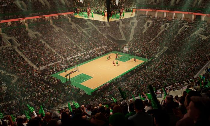 TD Garden - Section Balcony 305 Seat View