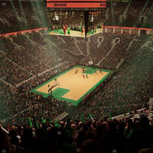 TD Garden - Section Balcony 306 Seat View