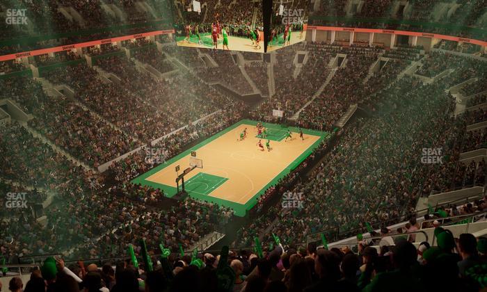 TD Garden - Section Balcony 306 Seat View