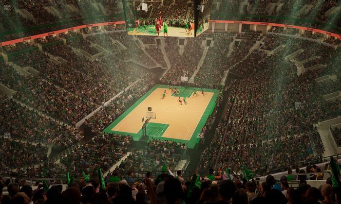 TD Garden - Section Balcony 307 Seat View