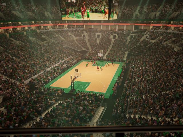 TD Garden - Section Balcony 307 Seat View