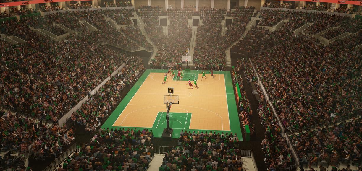 TD Garden - Section Balcony 308 Seat View