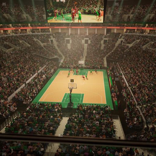 TD Garden - Section Balcony 308 Seat View