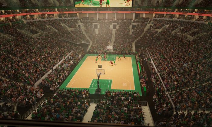 TD Garden - Section Balcony 308 Seat View