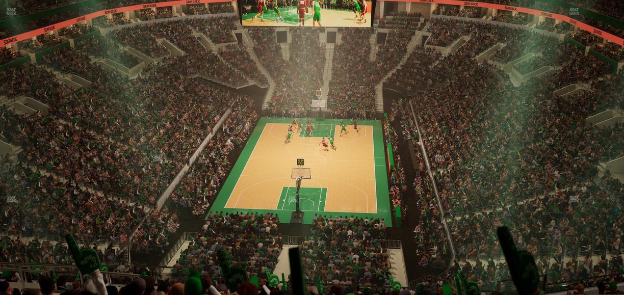 TD Garden - Section Balcony 308 Seat View