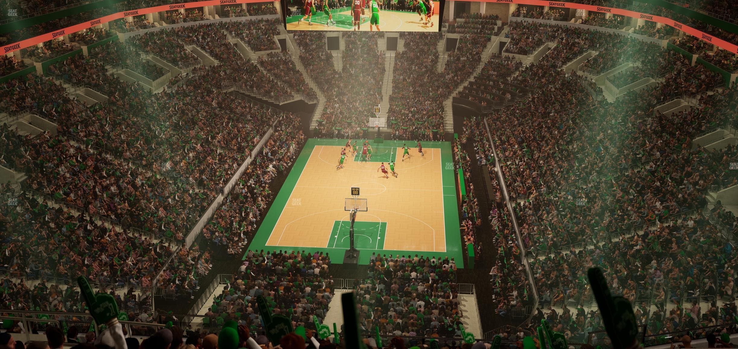 TD Garden - Section Balcony 308 Seat View