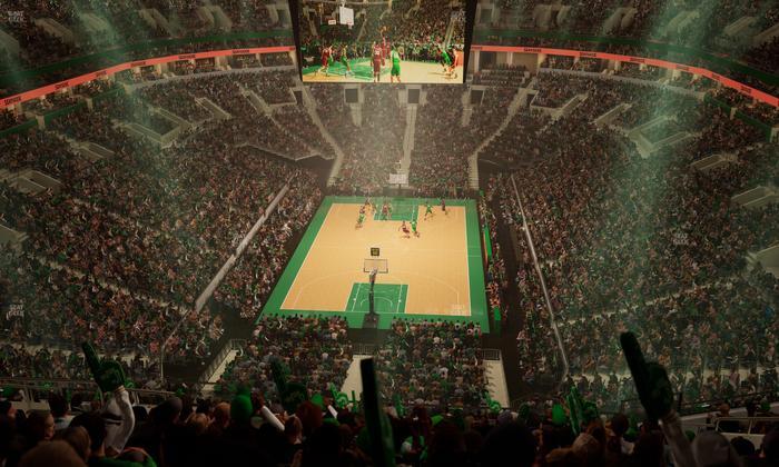 TD Garden - Section Balcony 308 Seat View