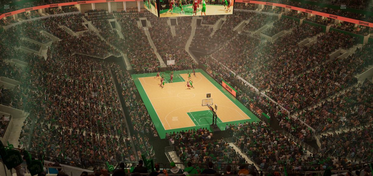 TD Garden - Section Balcony 310 Seat View