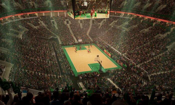 TD Garden - Section Balcony 310 Seat View