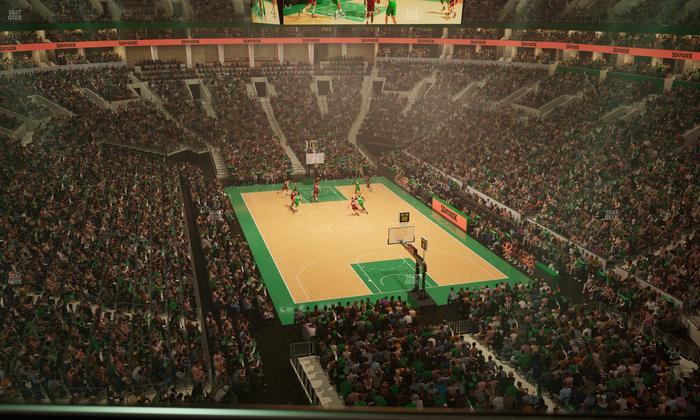 TD Garden - Section Balcony 310 Seat View