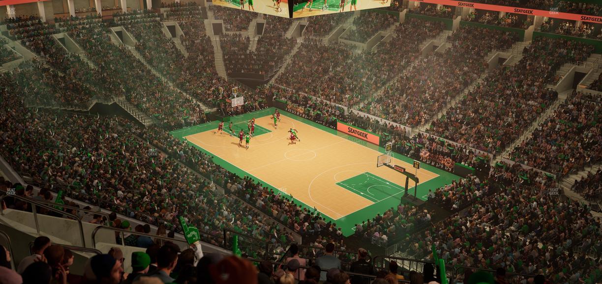 TD Garden - Section Balcony 312 Seat View