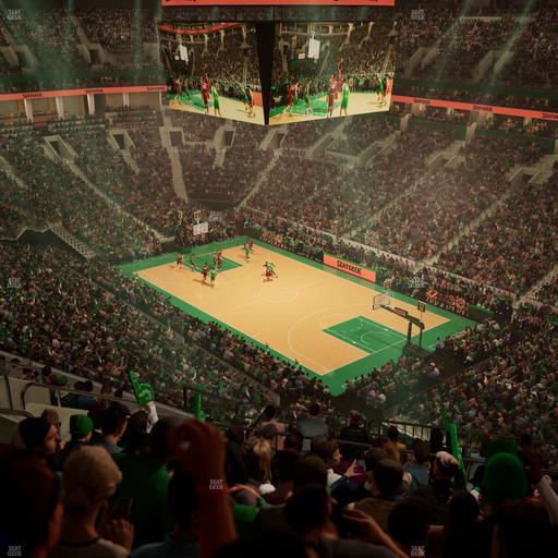 TD Garden - Section Balcony 312 Seat View