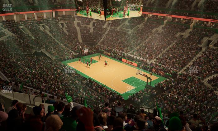 TD Garden - Section Balcony 312 Seat View