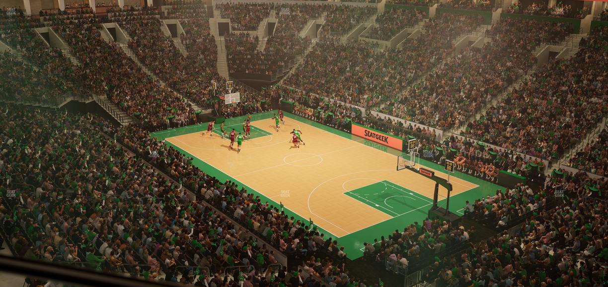 TD Garden - Section Balcony 312 Seat View