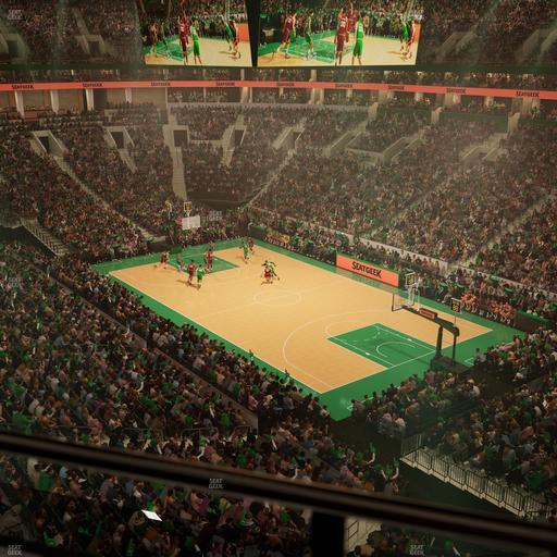 TD Garden - Section Balcony 312 Seat View