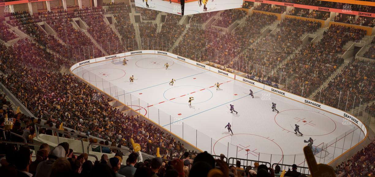 TD Garden - Section Balcony 312 Seat View