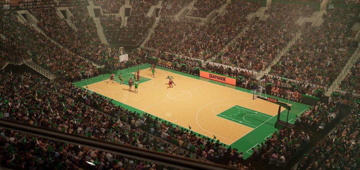 TD Garden - Section Balcony 313 Seat View