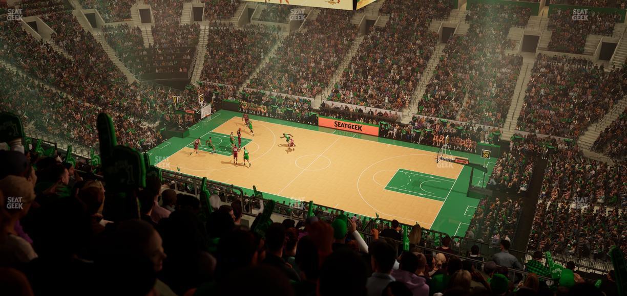 TD Garden - Section Balcony 314 Seat View