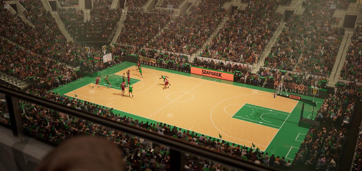 TD Garden - Section Balcony 314 Seat View