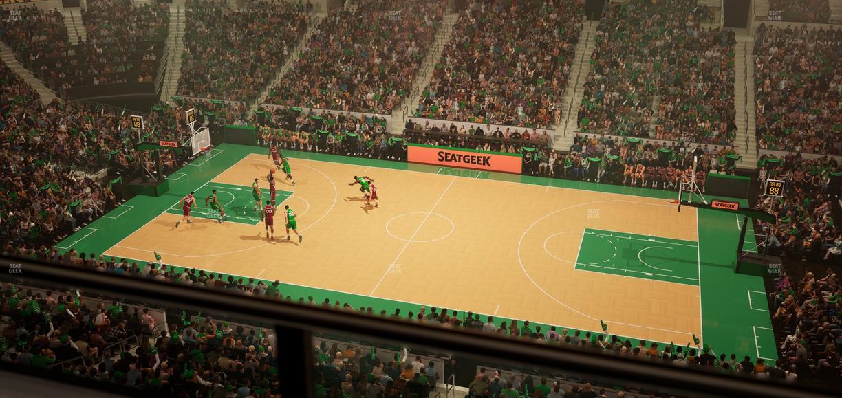 TD Garden - Section Balcony 315 Seat View