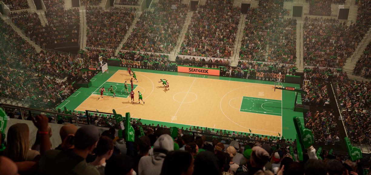 TD Garden - Section Balcony 315 Seat View