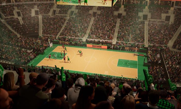 TD Garden - Section Balcony 315 Seat View