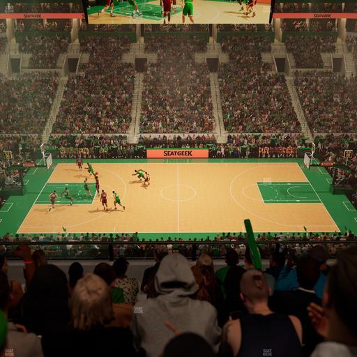 TD Garden - Section Balcony 316 Seat View