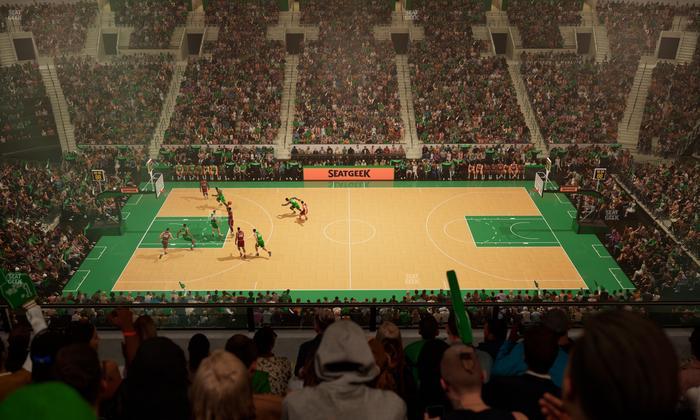 TD Garden - Section Balcony 316 Seat View