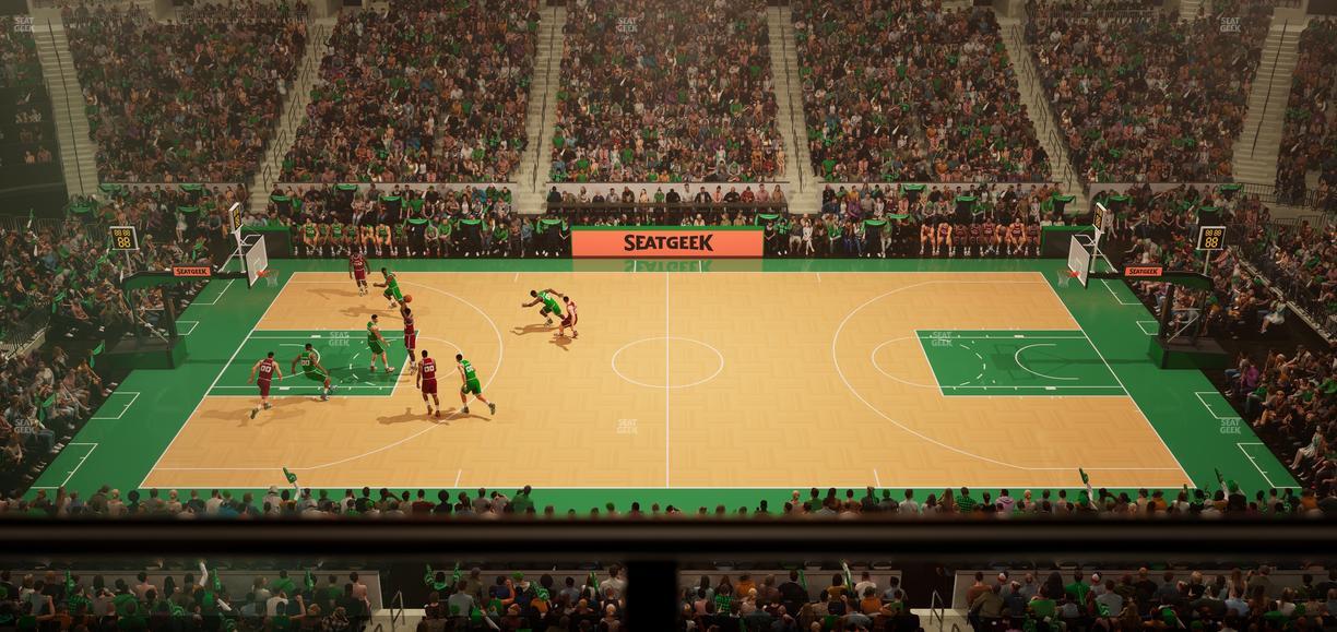 TD Garden - Section Balcony 316 Seat View