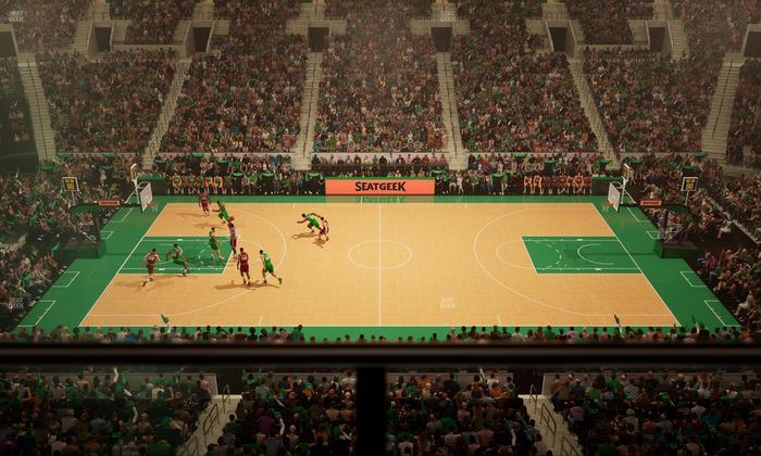 TD Garden - Section Balcony 316 Seat View