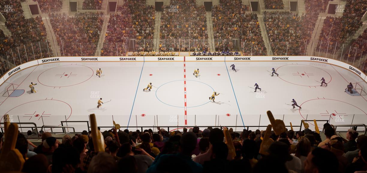 TD Garden - Section Balcony 316 Seat View