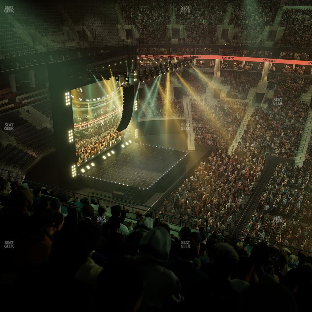 TD Garden - Section Balcony 316 Seat View