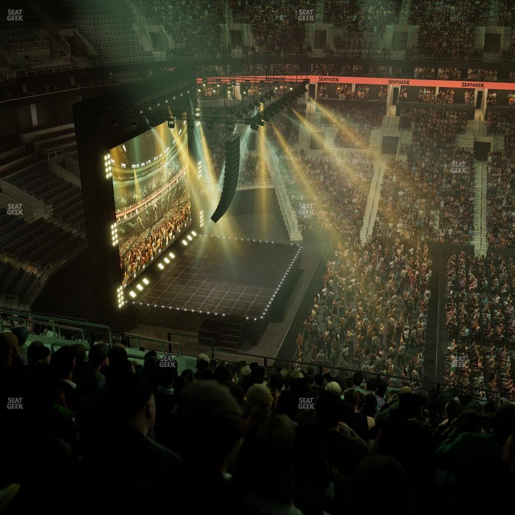 TD Garden - Section Balcony 317 Seat View