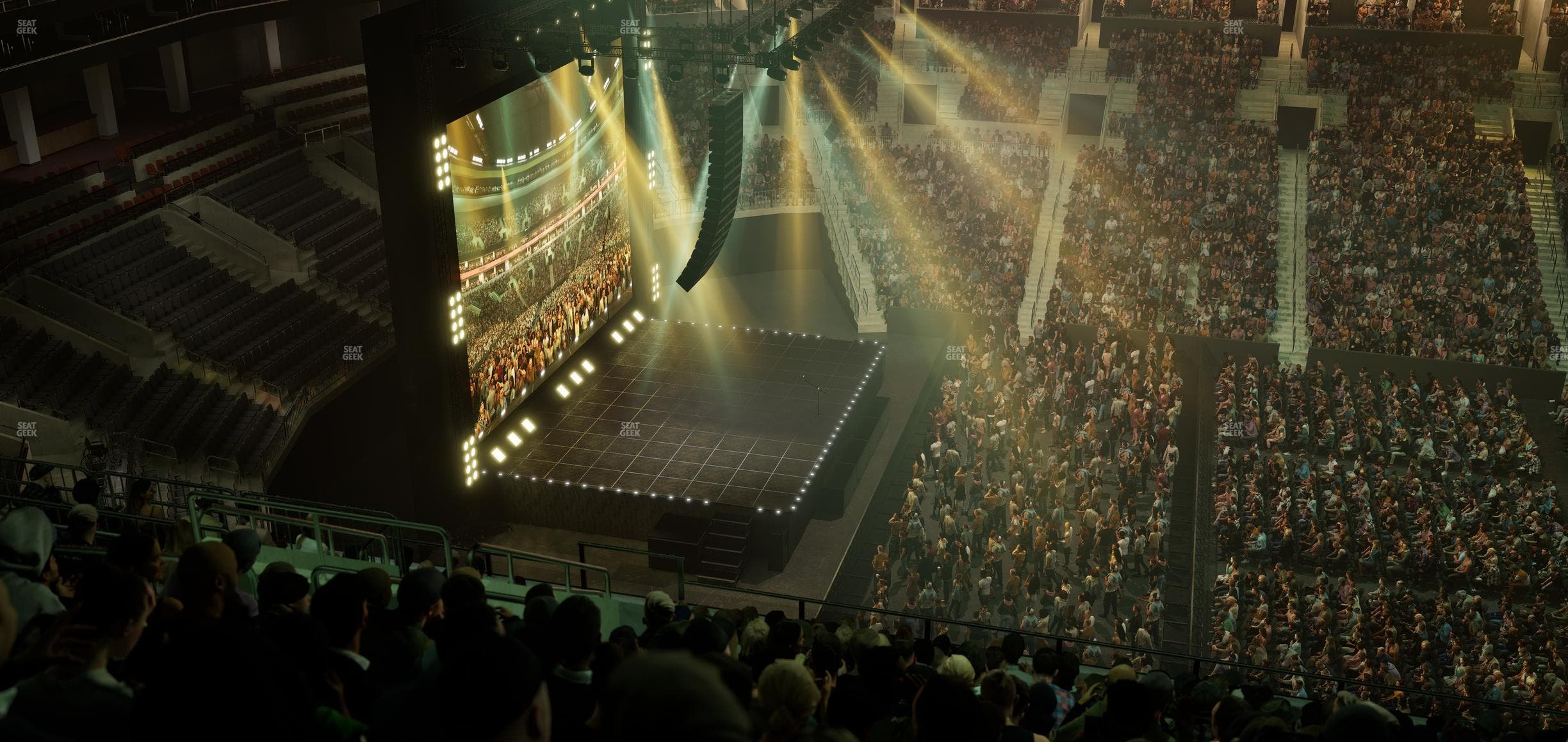 TD Garden - Section Balcony 317 Seat View